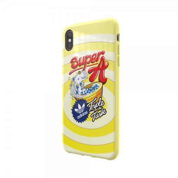 Adidas iPhone Xs Max Deksel OR Moulded Case Bodega FW19 Shock Yellow