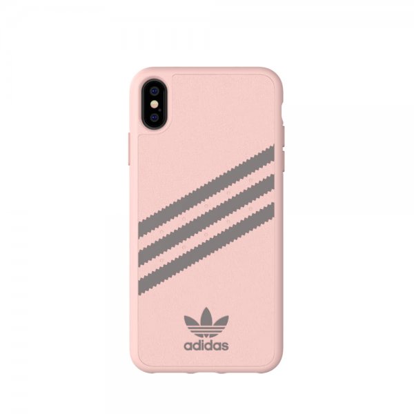 Adidas iPhone Xs Max Deksel OR Moulded Case FW18 SUEDE FW18 Icey Pink Grey