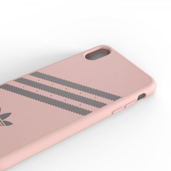 Adidas iPhone Xs Max Deksel OR Moulded Case FW18 SUEDE FW18 Icey Pink Grey