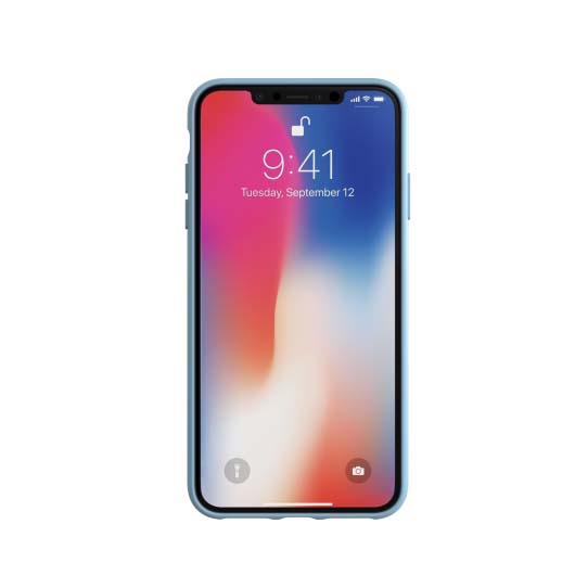 Adidas iPhone Xs Max Deksel OR Moulded Case Suede FW18 LjusBlå