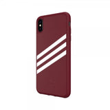 Adidas iPhone Xs Max Deksel OR 3-Stripes Snap Case Suede SS20 Rød