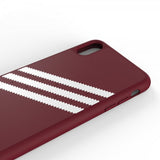 Adidas iPhone Xs Max Deksel OR 3-Stripes Snap Case Suede SS20 Rød