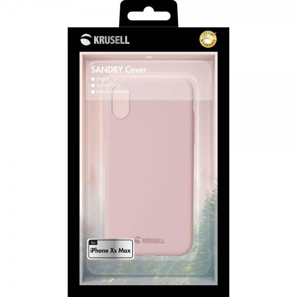 Krusell iPhone Xs Max Deksel Sandby Cover Dusty Pink