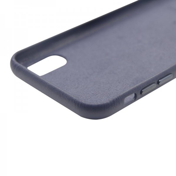 iPhone X/iPhone Xs Deksel Lær Blå