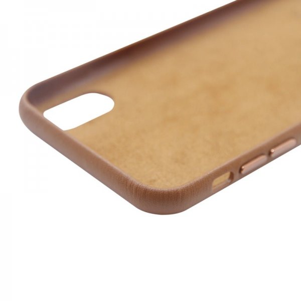 iPhone X/iPhone Xs Deksel Lær Brun
