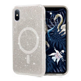 Rvelon iPhone X/iPhone Xs Deksel Glitter MagSafe Transparent