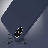 Rvelon iPhone X/iPhone Xs Deksel Silikon Blå