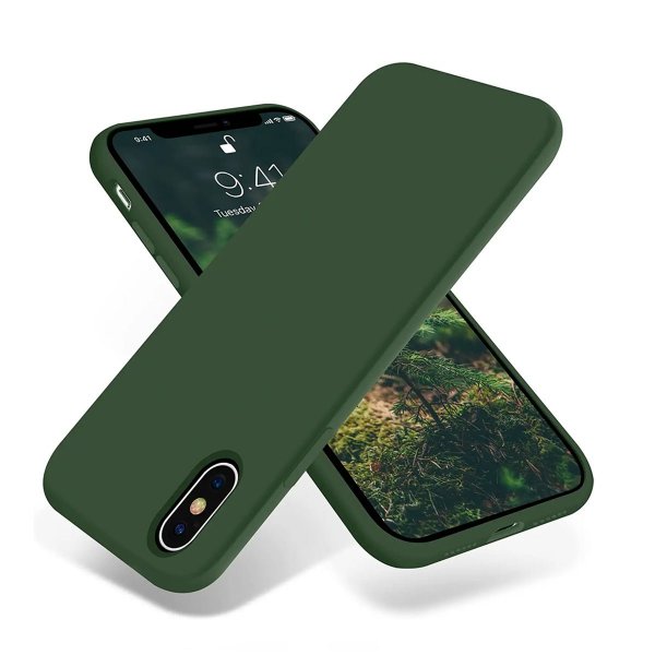 Rvelon iPhone X/iPhone Xs Deksel Silikon Grønn