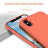 Rvelon iPhone X/iPhone Xs Deksel Silikon Rosa