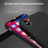 Rvelon iPhone X/iPhone Xs Deksel Silikon Svart