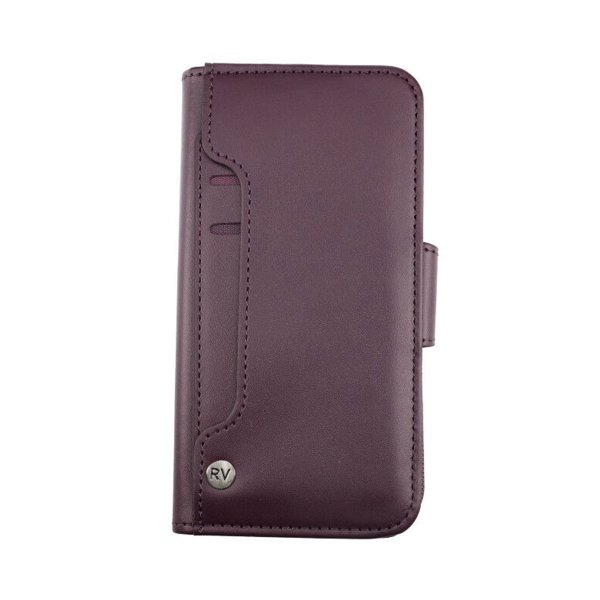 Rvelon iPhone X/iPhone Xs Etui Utbrettbar Kortlomme Lilla