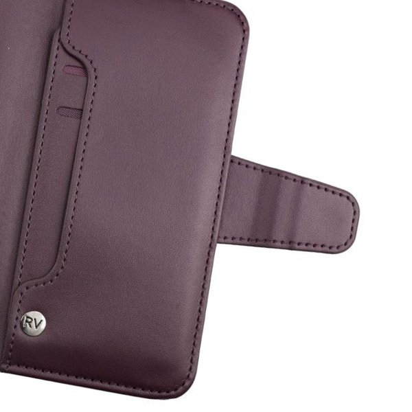 Rvelon iPhone X/iPhone Xs Etui Utbrettbar Kortlomme Lilla