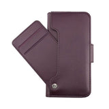 Rvelon iPhone X/iPhone Xs Etui Utbrettbar Kortlomme Lilla