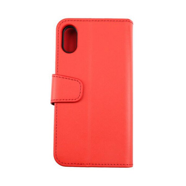 Rvelon iPhone X/iPhone Xs Etui Utbrettbar Kortlomme Rød