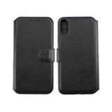 Rvelon iPhone X/iPhone Xs Etui Utbrettbar Kortlomme Svart