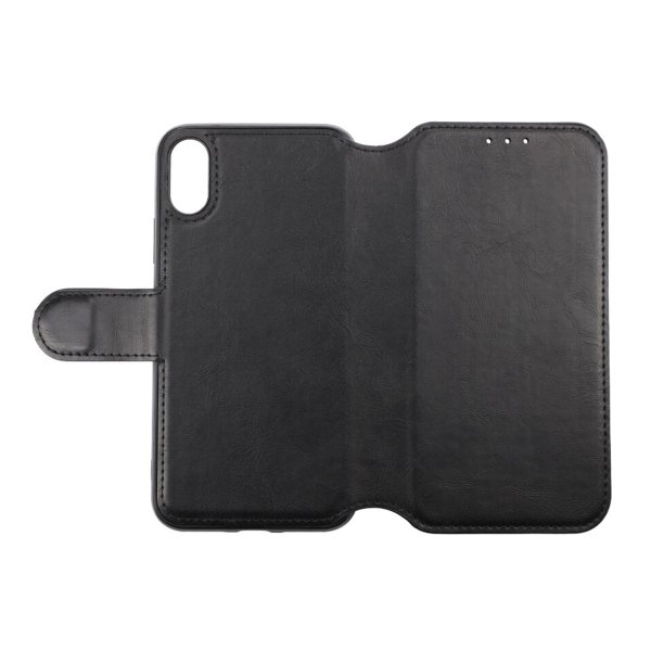Rvelon iPhone X/iPhone Xs Etui Utbrettbar Kortlomme Svart