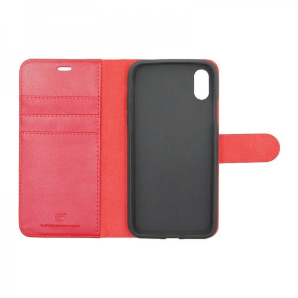 iPhone X/iPhone Xs Etui med Stativ Rød