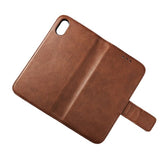 Rvelon iPhone X/iPhone Xs Etui Ekte Skinn Brun