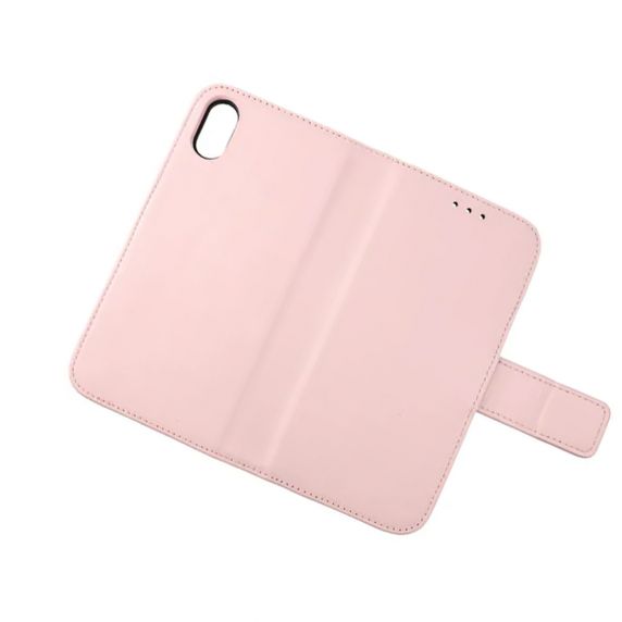 Rvelon iPhone X/iPhone Xs Etui Ekte Skinn Rosa