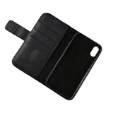 Rvelon iPhone X/iPhone Xs Etui Ekte Skinn Svart