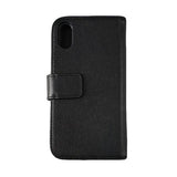 Rvelon iPhone X/iPhone Xs Etui Ekte Skinn Svart