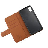 Rvelon iPhone X/iPhone Xs Etui Detachable Wallet Case Brun