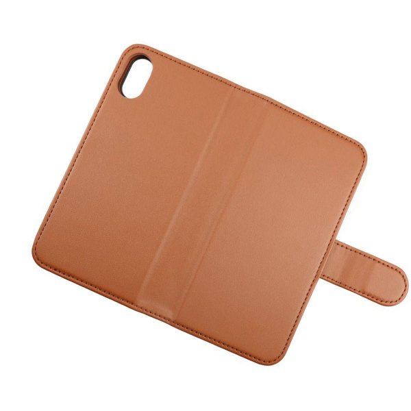 Rvelon iPhone X/iPhone Xs Etui Detachable Wallet Case Brun