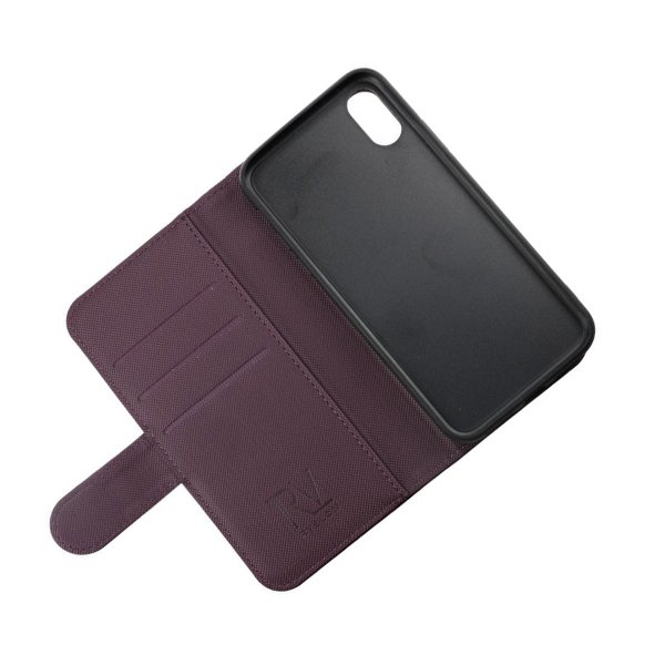 Rvelon iPhone X/iPhone Xs Etui Detachable Wallet Case Lilla