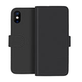 Rvelon iPhone X/iPhone Xs Etui Detachable Wallet Case Svart