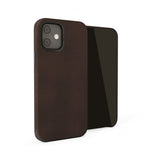 Pipetto iPhone 12 Mini Magnetic Leather Case med Magnethållare Brun