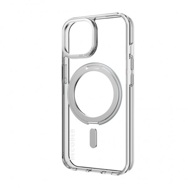 Decoded iPhone 15 Deksel Recycled Plastic Transparant Loop Stand Back Cover Klar
