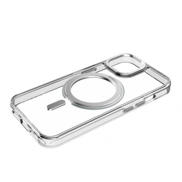 Decoded iPhone 15 Deksel Recycled Plastic Transparant Loop Stand Back Cover Klar