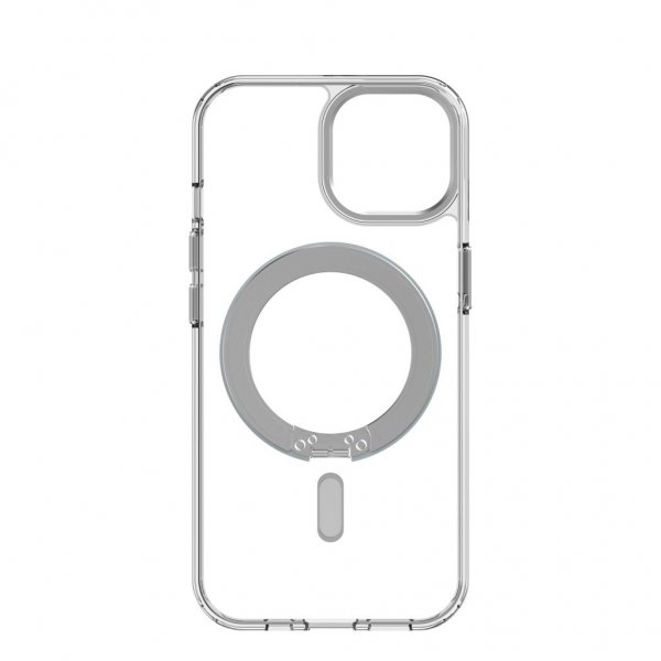 Decoded iPhone 15 Deksel Recycled Plastic Transparant Loop Stand Back Cover Klar