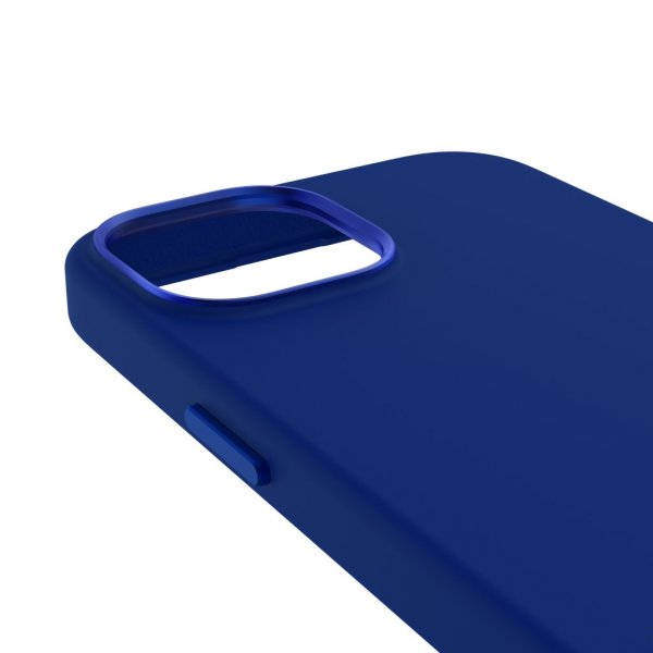 Decoded iPhone 15 Deksel Silicone Backcover Galactic Blue