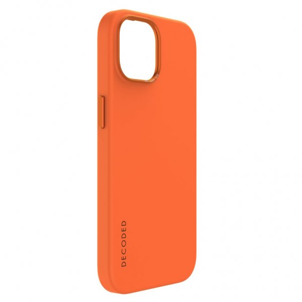Decoded iPhone 15 Deksel Silicone Backcover Apricot