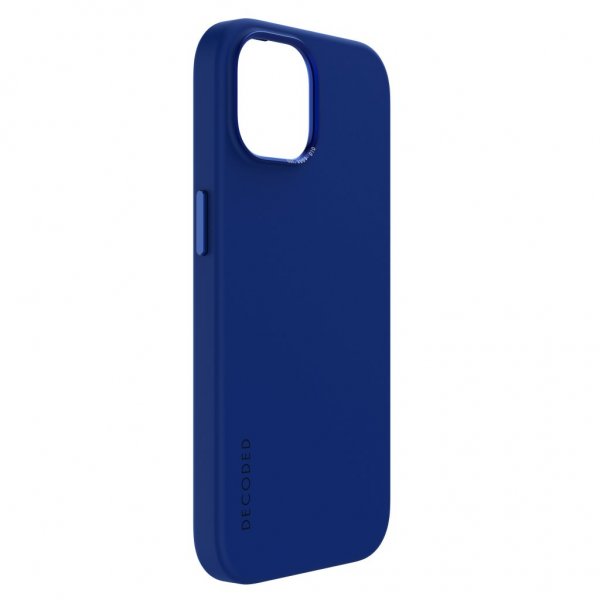 Decoded iPhone 15 Deksel Silicone Backcover Galactic Blue