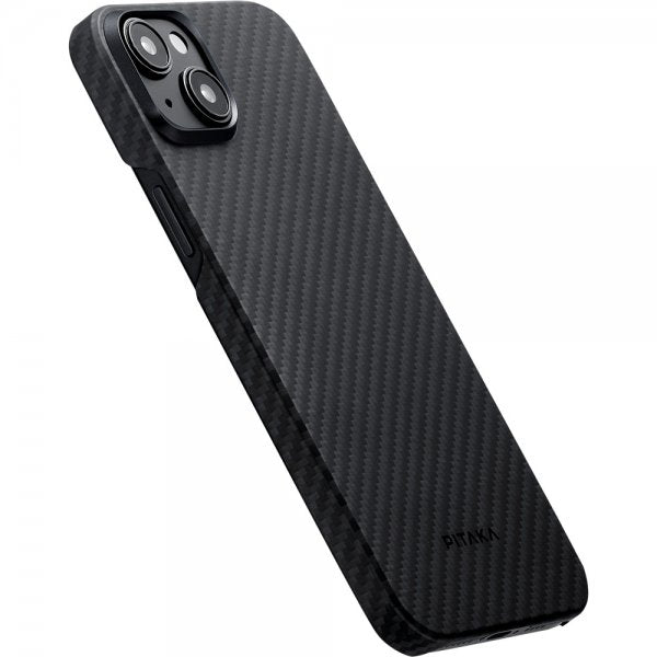 Pitaka iPhone 15 Plus Deksel MagEZ Case 4 Black/Grey Twill