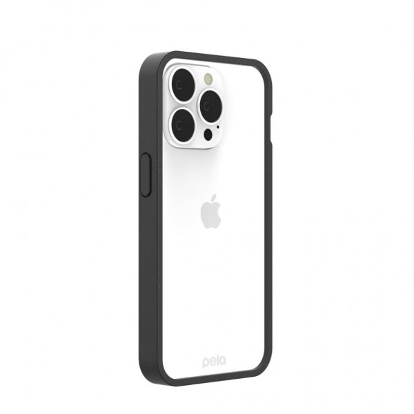 Pela iPhone 13 Pro Skall Eco Friendly Clear Svart