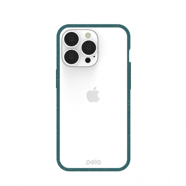 Pela iPhone 13 Pro Skall Eco Friendly Clear Grønn