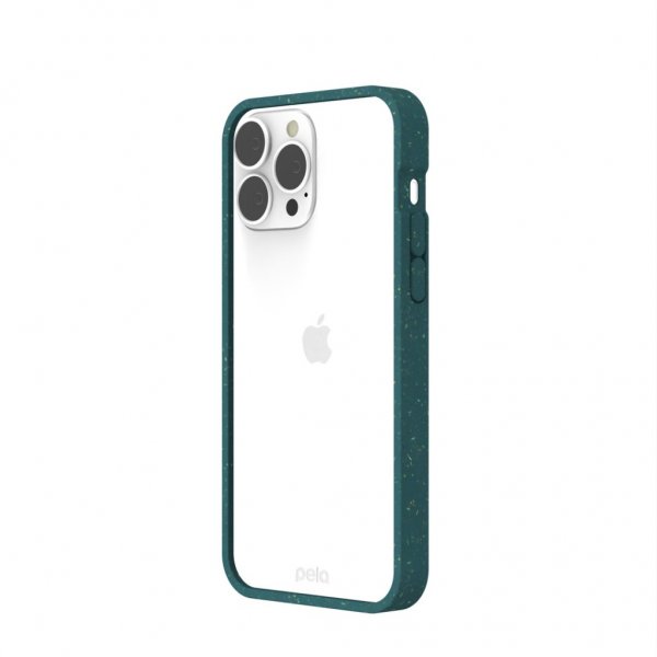 Pela iPhone 13 Pro Max Skal Eco Friendly Clear Grønn