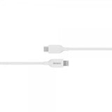 Deltaco Kabel USB-C Cable with Lightning Connector 2m Hvit