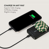 Burga Powerbank MagSafe 5000 mAh Ivy League Metallgrå