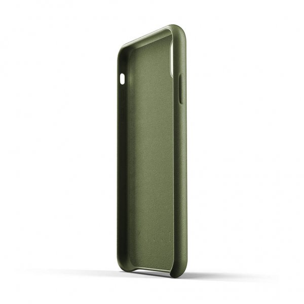 Mujjo iPhone Xs Max Deksel Full Leather Case Tan