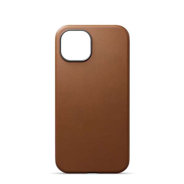 Journey iPhone 13 Deksel Ekte Skinn MagSafe Tan