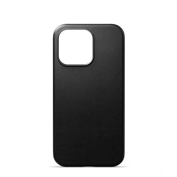 Journey iPhone 13 Deksel Ekte Skinn MagSafe Svart