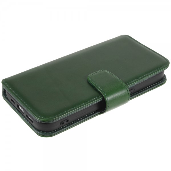 Nordic Covers iPhone 12/iPhone 12 Pro Etui Essential Leather Juniper Green