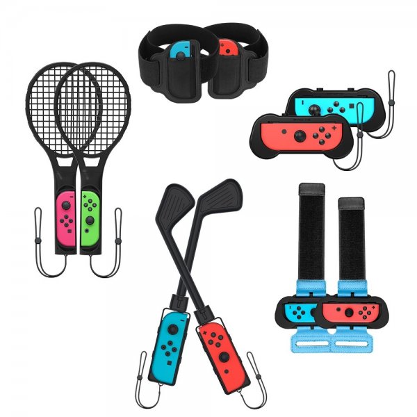 JYS NS215 10-i-1 Sportsutstyrssett til Nintendo Switch