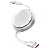 iOttie Kabel 100W Retractable USB-C 2-pakning Hvit