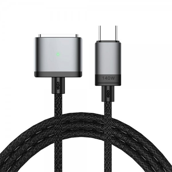 Kabel 140W USB-C til MagSafe 3 2m Grå