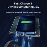 Joyroom Kabel 3-in-1 Fast Charging Cable 1.2m Blå
